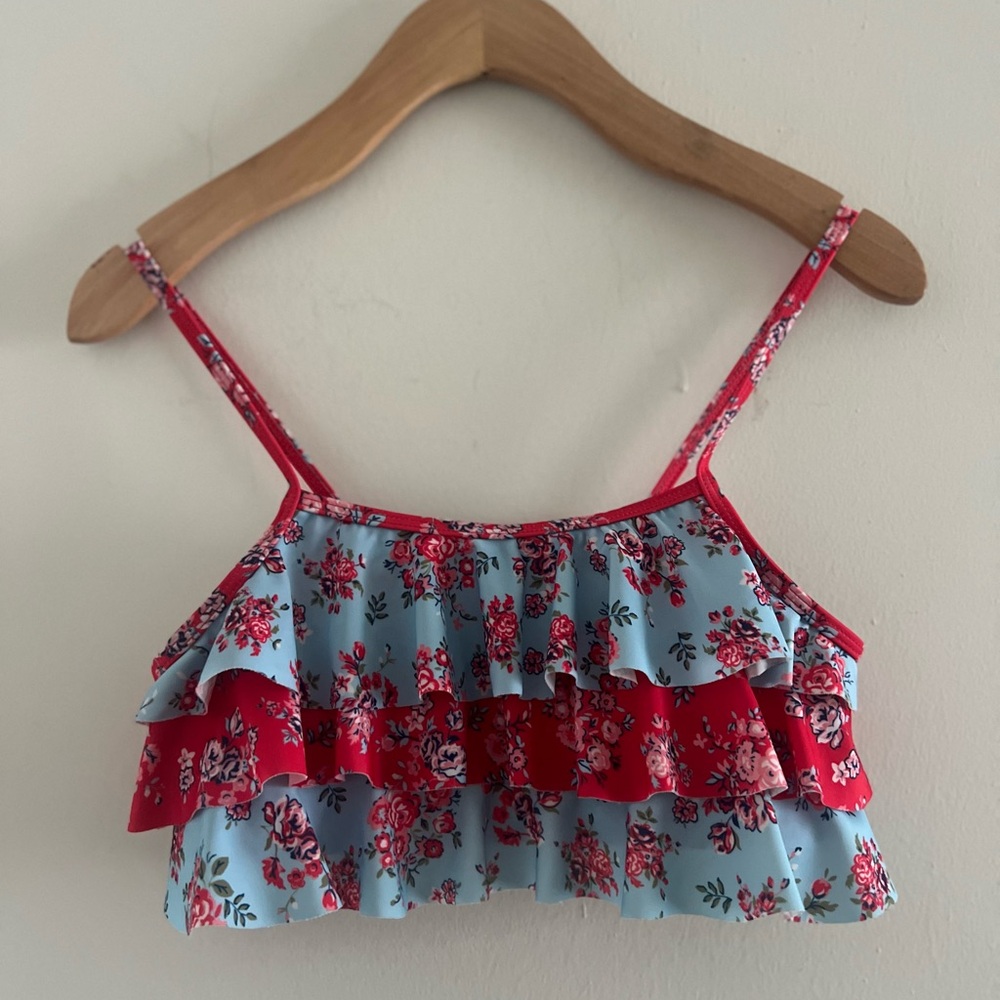 Floral Ruffle Y2K Bikini Set - Picture 4 of 5